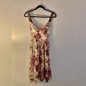 NWT Plenty Frock by Tracy Reese Floral Silk Dress in Size 4